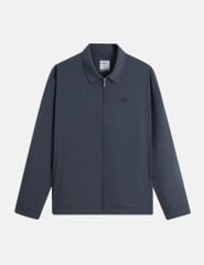 Áo khoác nam lót bông cổ bẻ in logo ngực