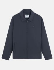 Áo khoác nam lót bông cổ bẻ in logo ngực