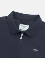 Áo khoác nam lót bông cổ bẻ in logo ngực