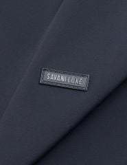 Áo khoác nam lót bông cổ bẻ in logo ngực