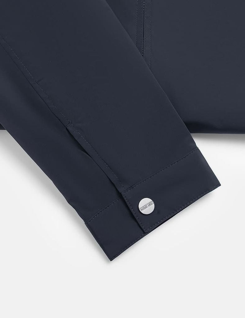 Áo khoác nam lót bông cổ bẻ in logo ngực