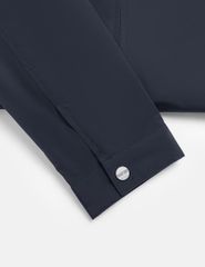 Áo khoác nam lót bông cổ bẻ in logo ngực