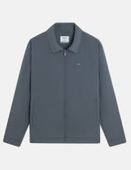 Áo khoác nam lót bông cổ bẻ in logo ngực