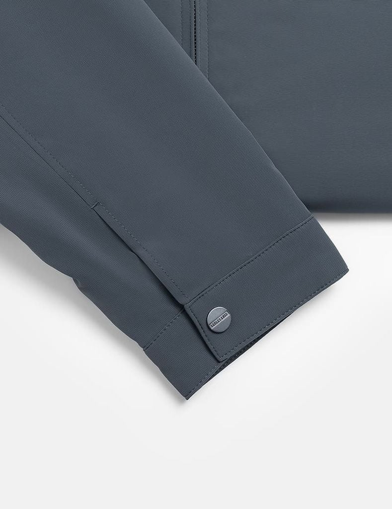 Áo khoác nam lót bông cổ bẻ in logo ngực