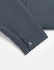 Áo khoác nam lót bông cổ bẻ in logo ngực