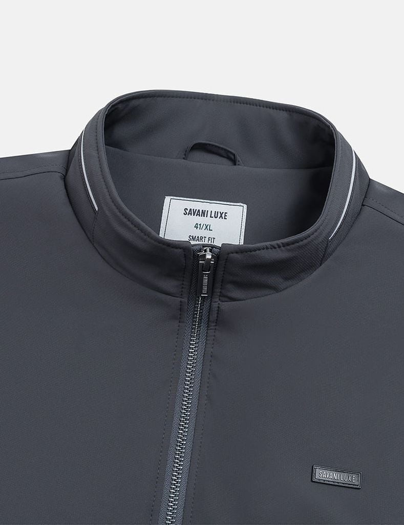 Áo khoác nam lót bông cổ đứng