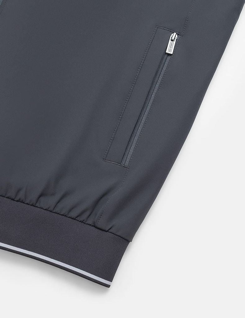 Áo khoác nam lót bông cổ đứng