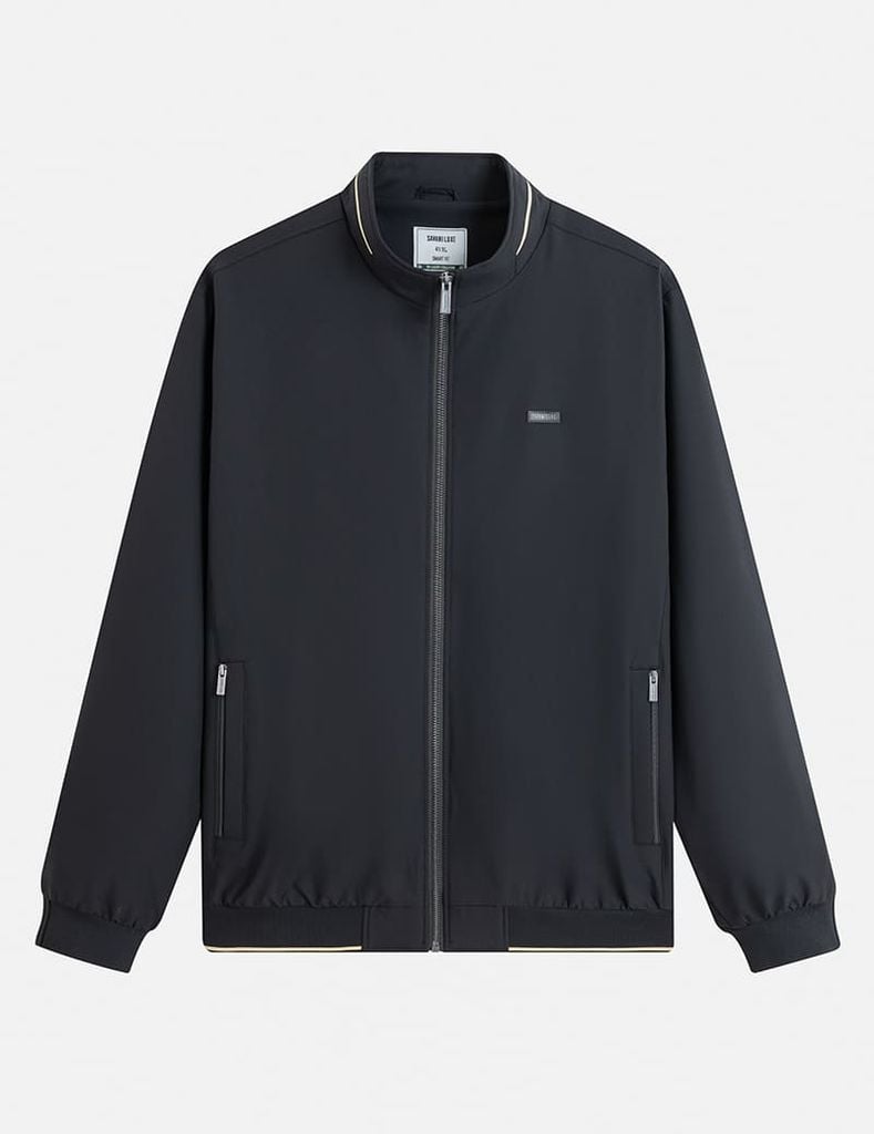 Áo khoác nam lót bông cổ đứng