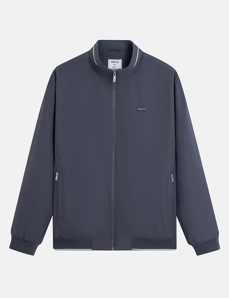 Áo khoác nam lót bông cổ đứng