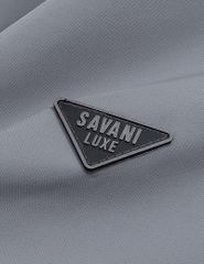 Áo khoác lót bông cổ đứng logo bắp tay