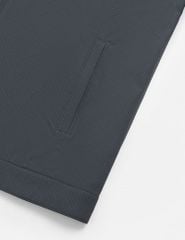 Áo khoác nam lót bông cổ bẻ gắn logo trước ngực