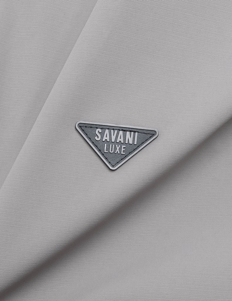 Áo khoác nam lót bông cổ đứng in logo ngực