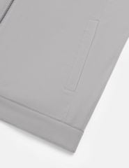 Áo khoác nam lót bông cổ đứng in logo ngực