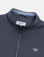 Áo khoác nam lót bông cổ đứng in logo ngực