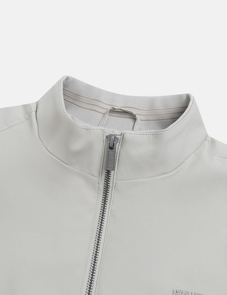 Áo khoác nam lót bông cổ dựng