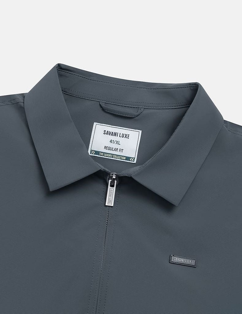 Áo khoác nam lót thường cổ bẻ