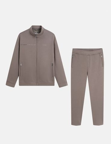 Bộ nỉ nam 2 da cổ đứng hình in trước ngực