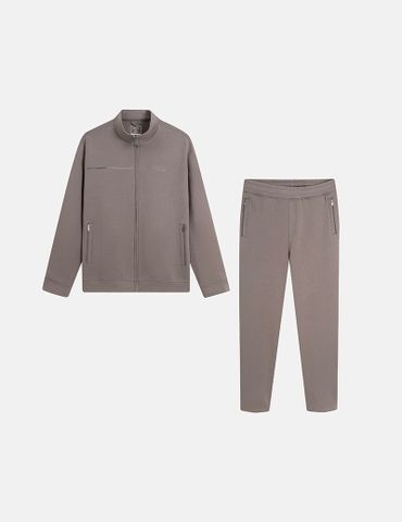 Bộ nỉ nam 2 da cổ đứng hình in trước ngực