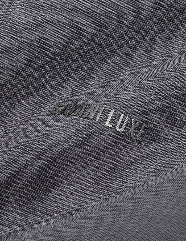 Bộ nỉ nam 2 da cổ đứng hình in trước ngực