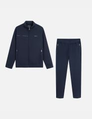 Bộ nỉ nam 2 da cổ đứng hình in trước ngực