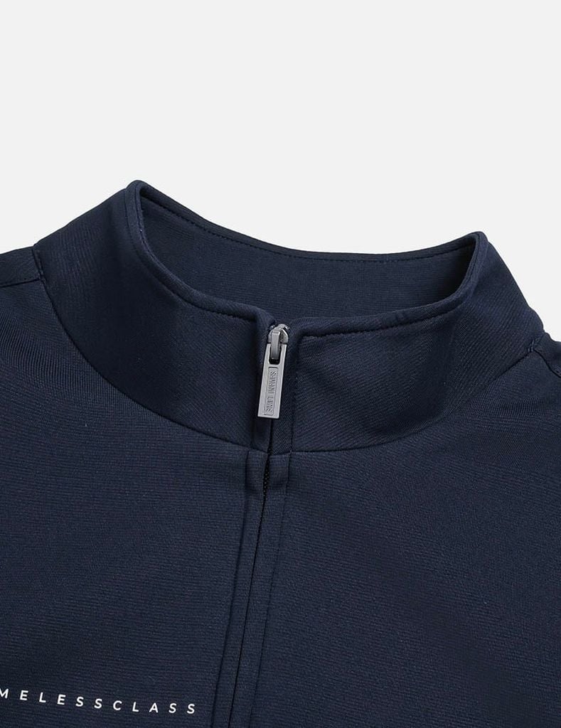 Bộ nỉ nam 2 da cổ đứng hình in trước ngực