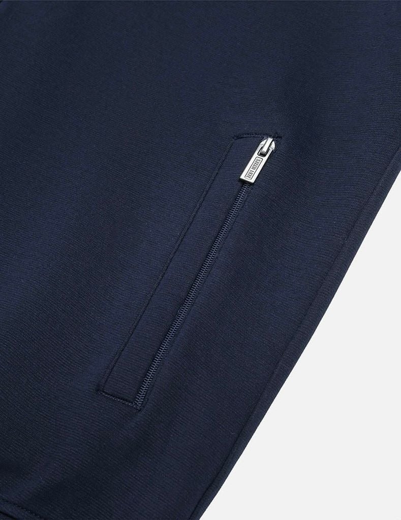 Bộ nỉ nam 2 da cổ đứng hình in trước ngực