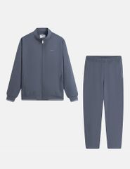 Bộ gió nam không mũ cổ dựng quần suông