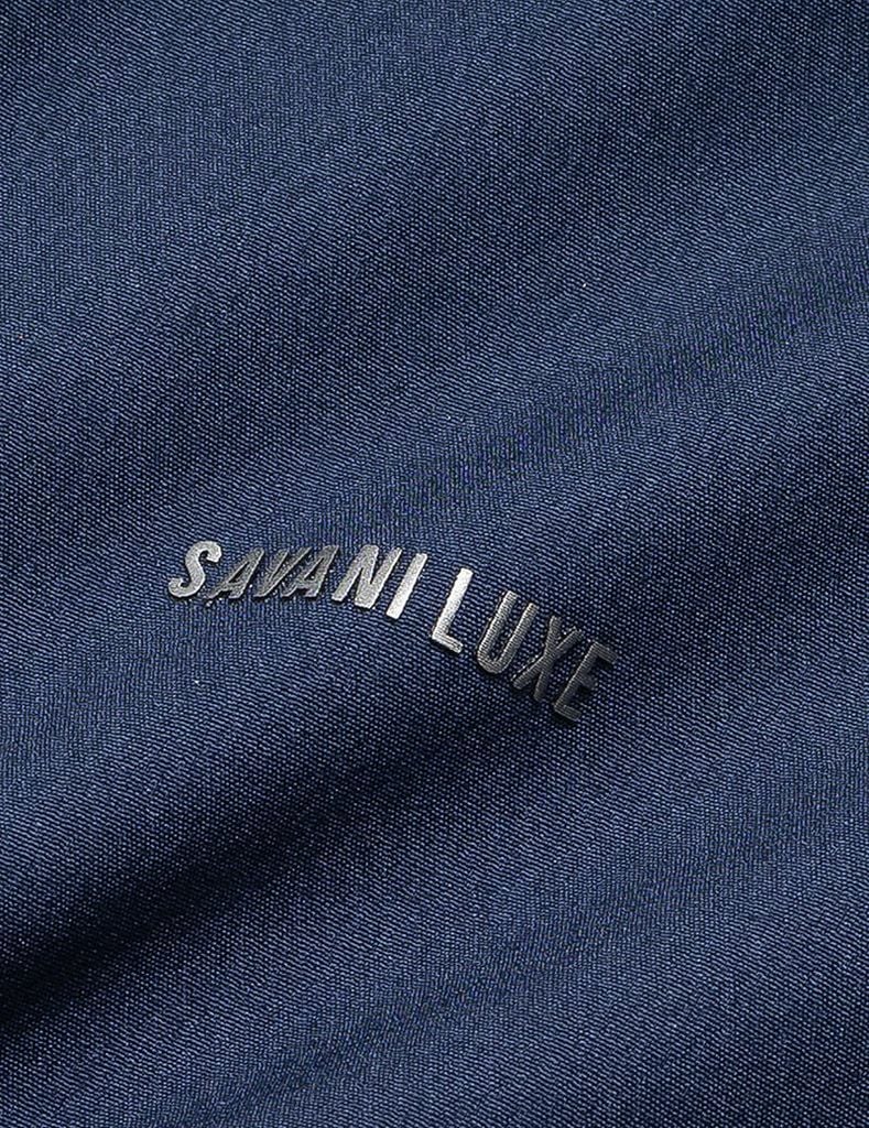 Bộ gió nam không mũ cổ dựng quần suông