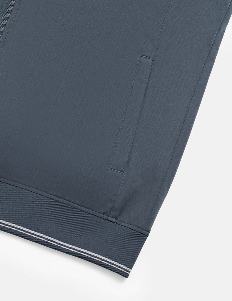 Bộ gió nam không mũ cổ dựng quần suông