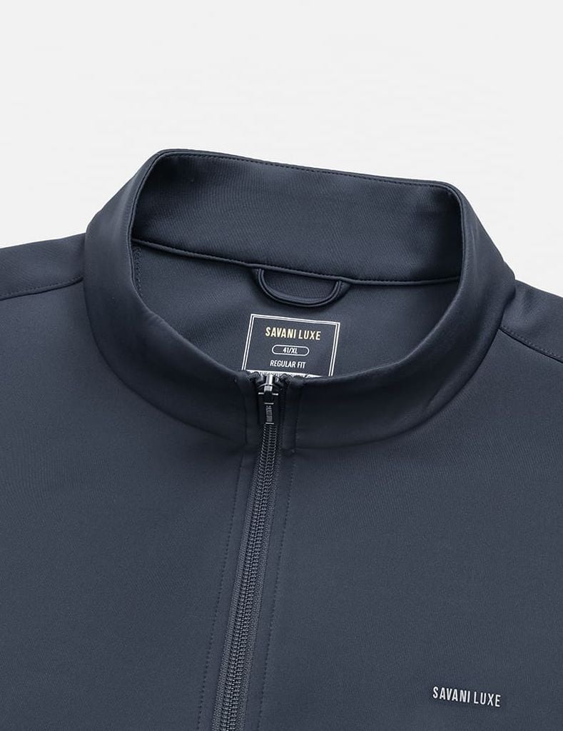 Áo khoác nam dệt kim in logo trước ngực