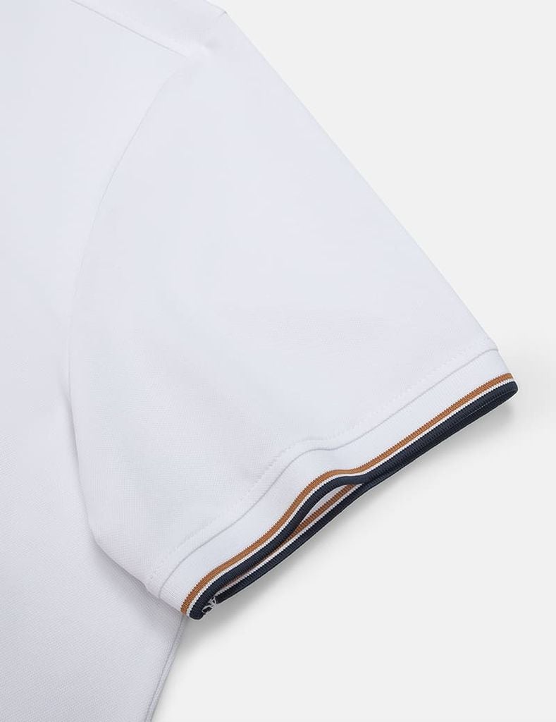 Áo polo ngắn tay nam cổ bo họa tiết
