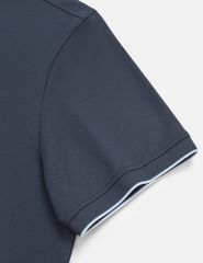 Áo polo ngắn tay nam cổ dệt trơn