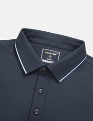 Áo polo ngắn tay nam cổ dệt trơn