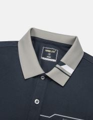 Áo polo nam ngắn tay hình in trước ngực