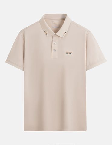 Áo polo ngắn tay nam thêu logo trước ngực