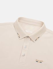 Áo polo ngắn tay nam thêu logo trước ngực