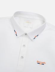 Áo polo ngắn tay nam thêu logo trước ngực