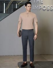 Quần khaki nam thêu trang trí hai bên sườn