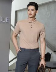 Quần khaki nam thêu trang trí hai bên sườn