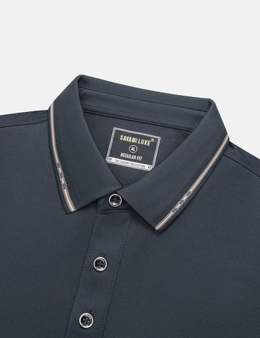 Áo polo ngắn tay nam logo ép công nghệ trước ngực