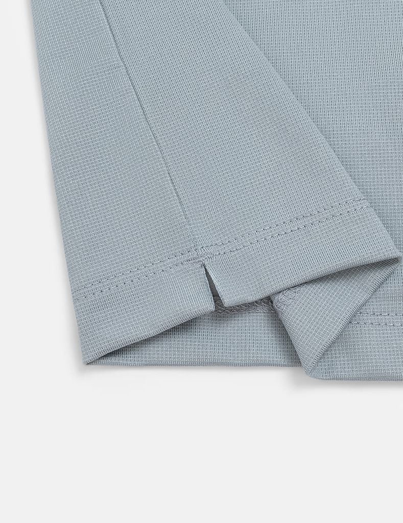 Áo phông có cổ ngắn tay nam dệt kẻ