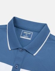 Áo phông có cổ ngắn tay nam dệt kẻ