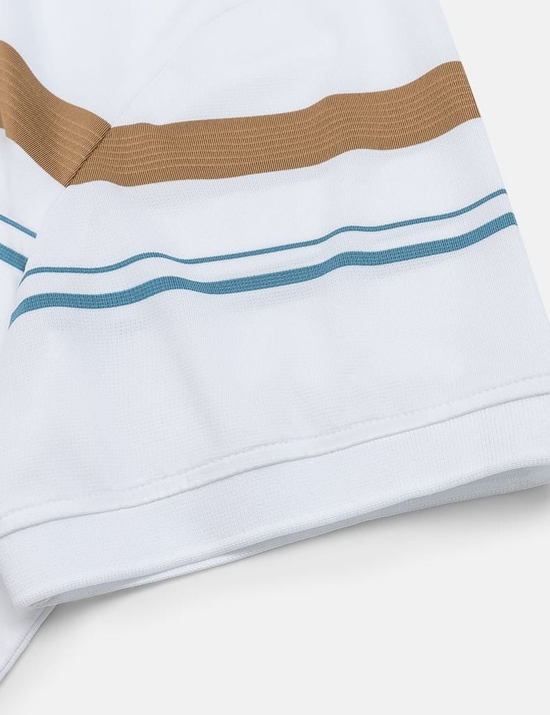 Áo phông có cổ ngắn tay nam dệt kẻ