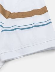 Áo phông có cổ ngắn tay nam dệt kẻ