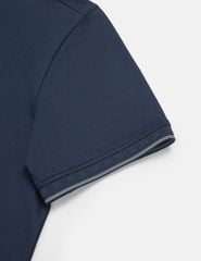 Áo polo nam ngắn tay in logo công nghệ