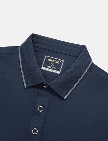 Áo polo nam ngắn tay in logo công nghệ