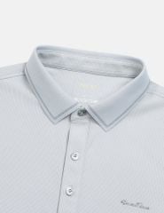 Áo polo nam cổ bo phối line quanh cổ