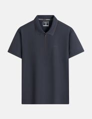 Áo polo ngắn tay nam cổ bo khóa cổ
