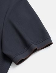 Áo polo ngắn tay nam cổ bo khóa cổ