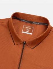 Áo polo ngắn tay nam cổ bo khóa cổ